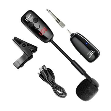 Imagem de TTETTZ Microfone de Instrumento, Microfone Condensador de Clipe, para Trompetes, Clarinetes, Saxofones, Alto-falantes, Amplificador de Voz, Alcance de 160 Pé