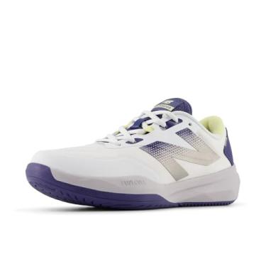 Imagem de New Balance FuelCell 796 V4 Tênis feminino, Branco/Dream State/Pergaminho, 41
