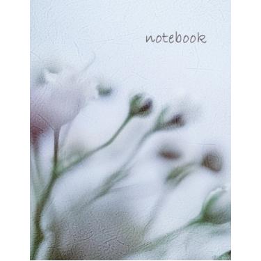 Imagem de notebook: Sketchbook 8.5" x11" size, 160 Pages, Unlined - notebook for Sketching, Journal, Drawing, Design (weed flower 1)