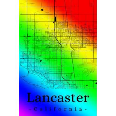 Imagem de Lancaster California: Your city, your region, your home! | Composition Notebook 6x9 plaid 120 pages