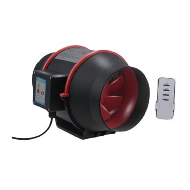 Imagem de Bothyi Exaustor de parede 4 em parede, ventilador de acampamento 40 w, economia de energia, ventilador portátil, extrator para luminárias de escritório, com Controle Remoto