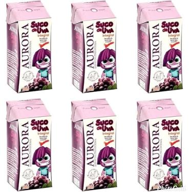 Imagem de Suco De Uva Aurora Integral 200 Ml Kit C/ 06 Und.