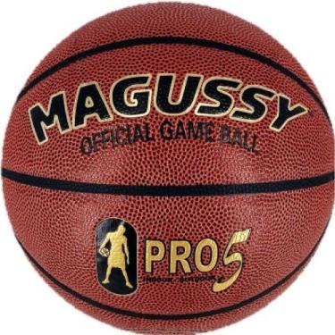 Imagem de Bola De Basquete Magussy Pro5 - Juvenil, 5, Marrom
