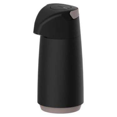 Imagem de Garrafa Térmica Exata Tramontina 1 Litro Preta, 1L, Preto