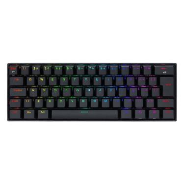 Imagem de Teclado Mecânico Gamer Redragon Draconic Pro Preto 60% Rgb