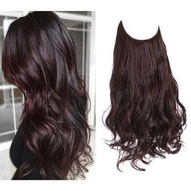 Imagem de Aplique de Cabelo Feminino Longo Alongamento Extensões para Mulheres (Modelo 08, 18 Polegadas (45 cm))