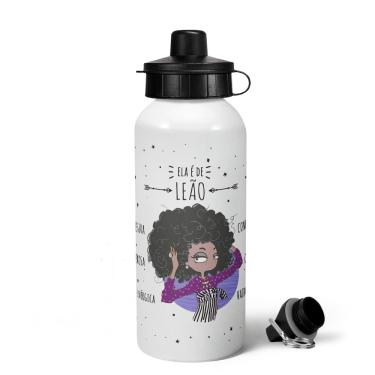 Imagem de Garrafa Squeeze MQ Signos - Ela é de Leão - 600ml