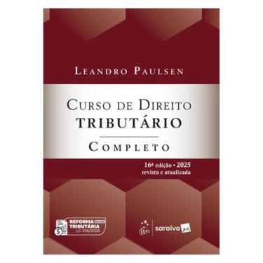 Imagem de Curso De Direito Tributário Completo - 16ª Edição 2025