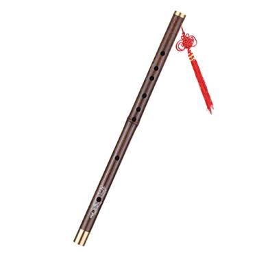 Imagem de Flauta, Bambu Dizi Tradicional Artesanal Flauta Chinesa Flauta de Teclas Travessa para Iniciantes e Artistas