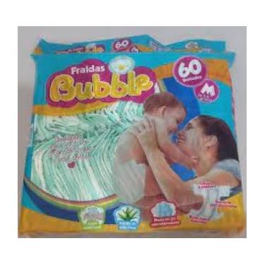 Imagem de FRALDA BUBBLE M C/60 5 a 10 K