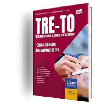 Imagem de Apostila TRE-TO  - Técnico Judiciário - Área Administrativa - Apostila
