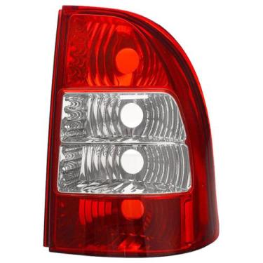 Imagem de Lanterna Traseira Fiat Strada 2005 a 2009 Bicolor Motorista - HT