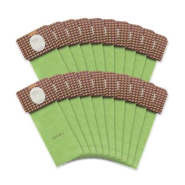 Imagem de Pacote com 20 sacos de micro filtro para aspirador de pó 103483 compatíveis com aspirador vertical ProTeam, peça de substituição nº 103483