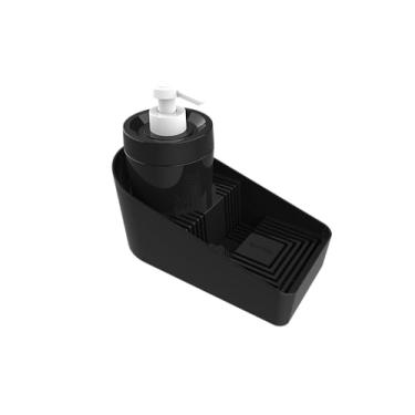 Imagem de ORGANIZADOR DE PIA COM DISPENSADOR SMART S - PRETO