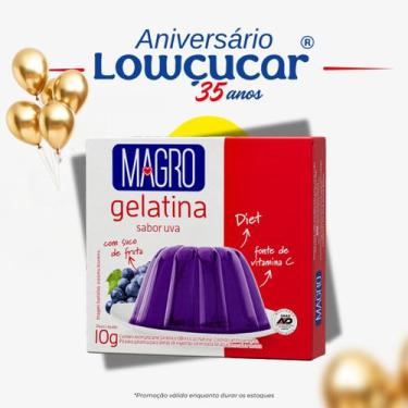 Imagem de Gelatina Magro com Sucralose Sabor Uva 10g