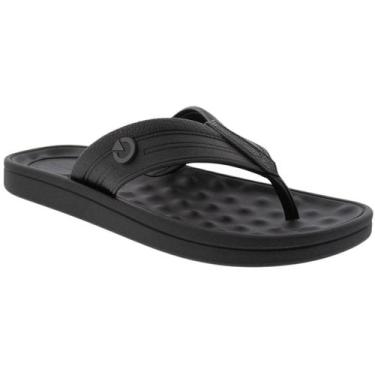 Imagem de Chinelo de Dedo Cartago Masculino Alabama Preto-Preto, 40
