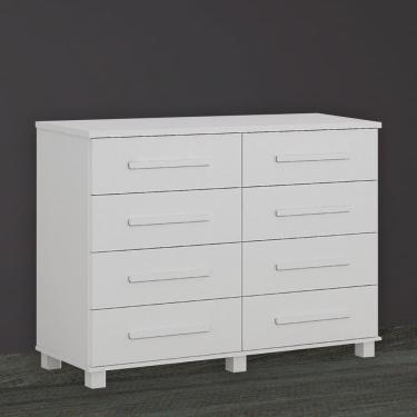 Imagem de Cômoda para Quarto mdf/mdp 8 Gavetas San Marino