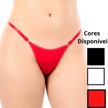 Imagem de Kit Com 5 Tanga Fio Renda de Microfibra