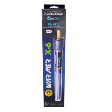 Imagem de Termostato Warmer X-6 300 W com Aquecedor Ocean Tech, 220V