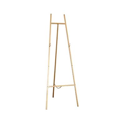 Imagem de CYYHGD Cavalete de ferro dourado, cavaletes ajustáveis e dobráveis, cavalete de arte portátil para artistas, adultos e iniciantes, 120 cm / 145 cm de altura