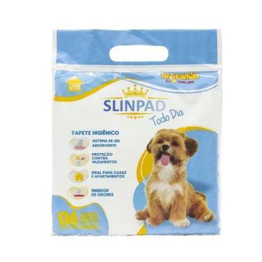 Imagem de Tapete Higiênico Slinpad 6 unidades 40x60 cm Brincalhão