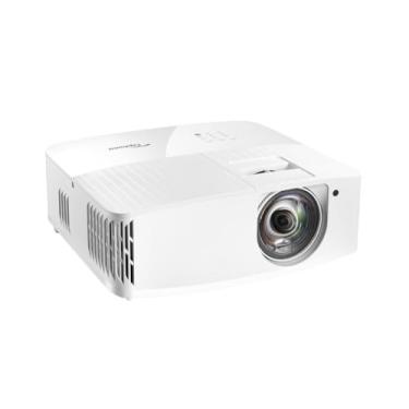 Imagem de Optoma UHD35STx Short Throw True 4K UHD Projetor de jogos e entretenimento doméstico | 3.600 lúmens para visualização com luzes acesas , branco