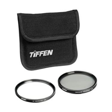 Imagem de Tiffen Pacote duplo de filtros de lente de câmera fotográfica de 58 mm