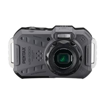 Imagem de PENTAX Câmera compacta digital à prova d'água WG-1000, projetada para fotografia casual ao ar livre e subaquática, impermeável a uma profundidade de 15 metros, para até uma hora de operação contínua