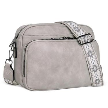 Imagem de Bolsa tiracolo POIUGOYA em material vegano moderno para mulheres