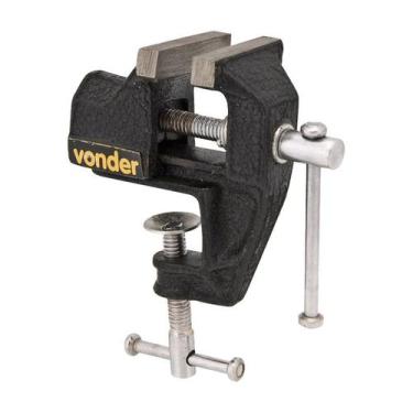 Imagem de Torno de bancada tipo mini 2.1/2" ferro fundido vonder