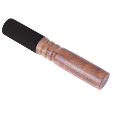 Imagem de Handmade Peach Wood Singing Bowl Striker, Martelo de Madeira Embrulhado Com Couro Premium para Cantar Tigelas, Gongos e Outros Itens, do Nepal