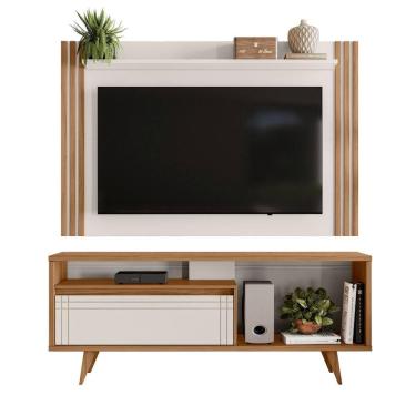Imagem de Conjunto Para Sala Com Rack NT1315 e Painel NT1375 Para TV Até 65" Notável Móveis