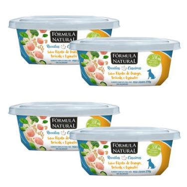 Imagem de Ração Úmida Formula Natural Receitas Caseiras Risoto de Frango 270g 4 