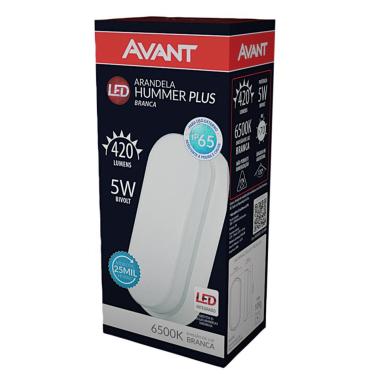 Imagem de Luminária Arandela Led 5W Avant Hummer Bivolt Branca