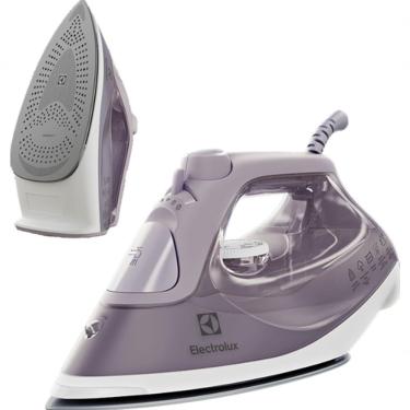 Imagem de Ferro De Passar A Vapor Electrolux 1500w Turbo Force Ceramic Lilas 110V
