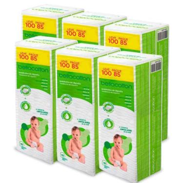 Imagem de Algodao Quadrado Bellacotton Bebe Kit com 06 und