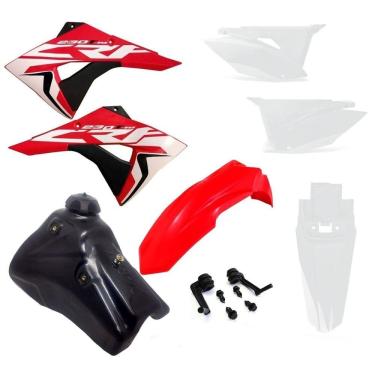 Imagem de Kit Plástico Biker Next Crf 230 2007 P/ 2020 Adesivos e Tanque