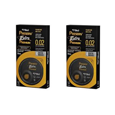 Imagem de Kit 2 Preservativo Preserv Extra Premium 4 Unidades