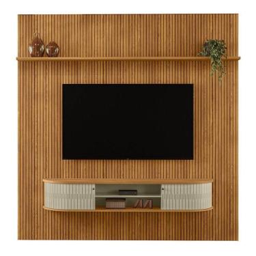 Imagem de Combo Home Suspenso + Painel Para 60 Polegadas New Bugatti - 7 Decor Cumaru E Opala