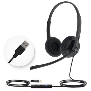 Imagem de Fone de ouvido com fio Yealink UH34 com microfone Fones de ouvido esté