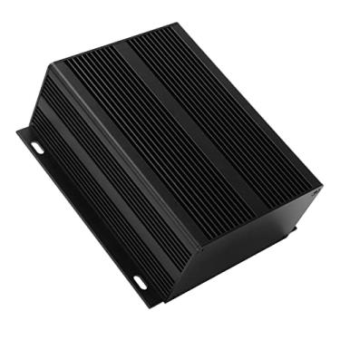 Imagem de Generic Gabinete de Projeto Eletrônico, Caixa de Projeto Liga Alumínio Preto Oxidação Jateamento Areia para Decodificador