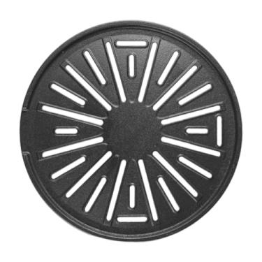 Imagem de Ioensy Revestimento para grelha de churrasco, chapa para grelha, portátil, fácil de limpar, assadeira para churrasco, fogão a gás, fogão doméstico, camping, Flor Grande