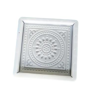 Imagem de IEUDNS Modelo de piso de ladrilho de concreto, tijolo, cimento, decoração artesanal criativa, modelo de rota para, gramado, caminho, pátio, Style C