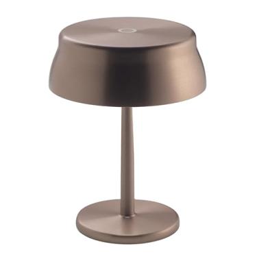 Imagem de Zafferano – Luminária Portátil Sister Light Mini Wi-Fi (Cobre) LED 2200K–4000K | Recarregável, Controle via App e IP65 | Ideal p/Ambientes Externos e Internos com Base de Contato