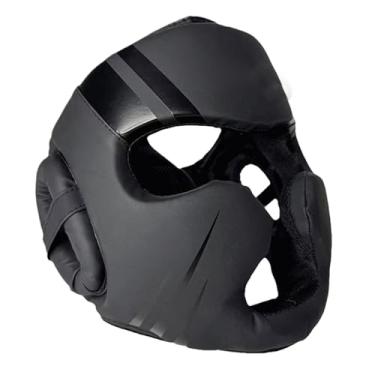Imagem de Proteção Para Cabeça Boxe Homens | Capacete de Artes Marciais com Proteção Facial Completa,Equipamento Leve De Proteção Com Absorção De Impacto Para Boxe Wrestling E Artes Marciais