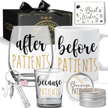 Imagem de Pokolllee Conjunto de 6 peças de caneca de aniversário antes de pacientes após pacientes para mulheres, enfermeiras, dentistas, dentistas, dentistas, dentistas, dentistas, presente de graduação