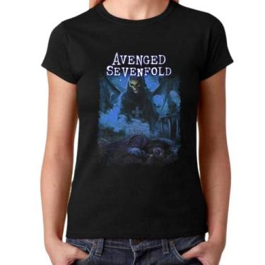 Imagem de Camiseta da Banda Avenged Sevenfold Groove Metal Rock Progressivo Cami