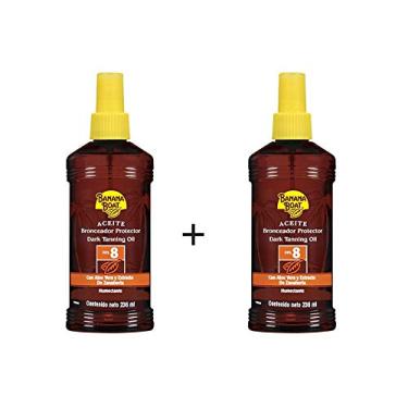 Imagem de Kit com 2 unidades Bronzeador Protetor solar 8 fps Banana Boat Spray 236ml