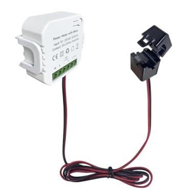 Imagem de KIMISS 90-250VAC Smart WiFi Medidor de Energia Monofásica Com relé Embutido, Grampo 120A CT para Monit de Potência, Medidor de KWh para Rastreamento de Consumo de Energia