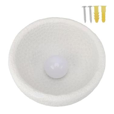 Imagem de Lâmpada de parede Wabi sabi estilo japonês luminária de parede industrial vintage iluminação interna minimalista para sala de estar Resina de quarto ferro 26cm 10.2N Luz quente